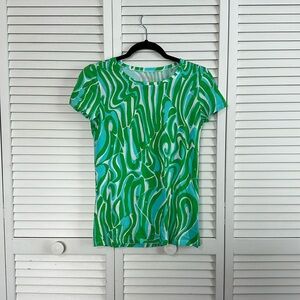 NWT Lily Pulitzer Karrie top resort white finders keepers XS